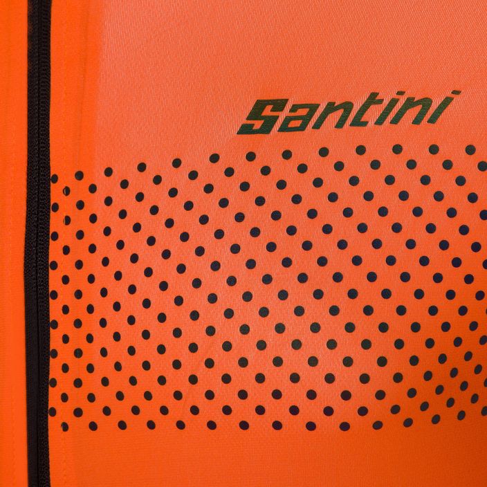 Santini Guard Nimbus férfi kerékpáros dzseki narancssárga 2W52275GUARDNIMB 3
