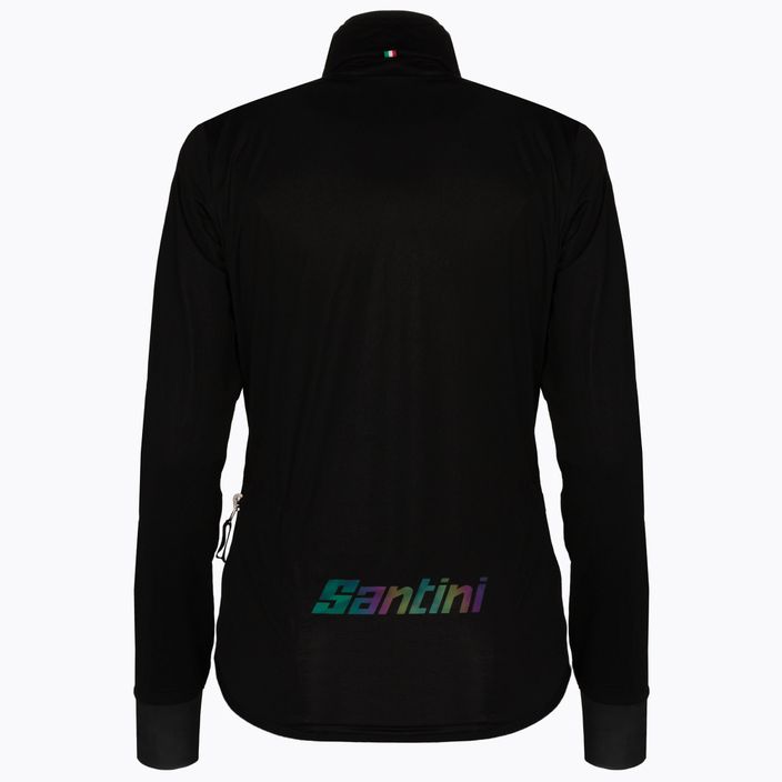 Santini Guard Nimbus női kerékpáros kabát fekete 2W52375GUARDNIMBNE 2