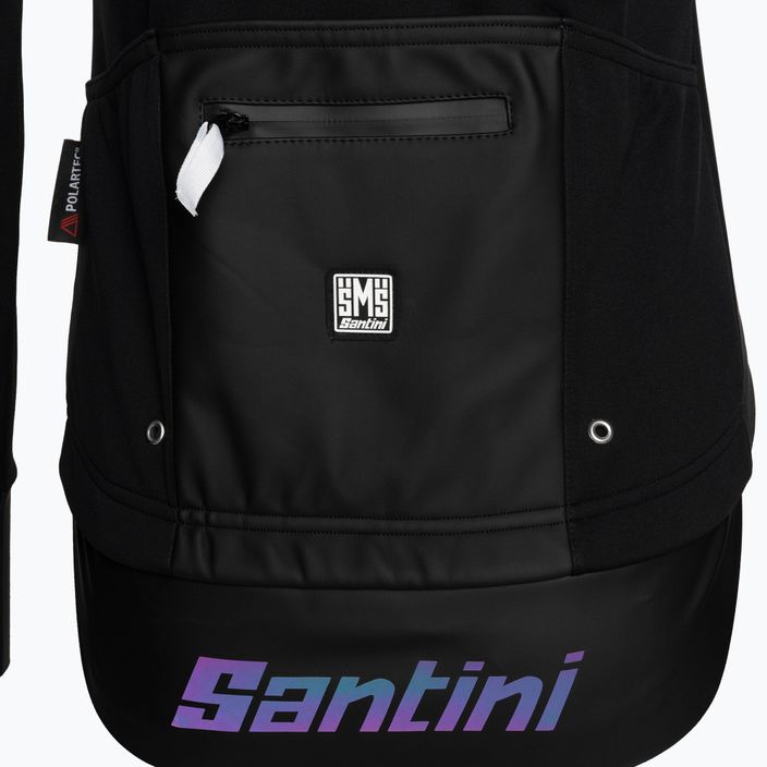 Női kerékpáros dzseki Santini Vega Xtreme fekete 2W51775VEGAX NE 5