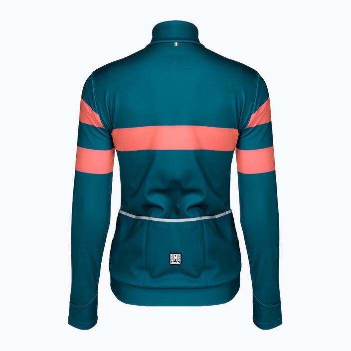 Santini Coral Bengál női kerékpáros dzseki zöld 2W216175CORALBENGTE 2