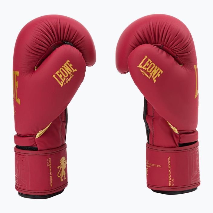 Leone Bordeaux bokszkesztyű piros GN059X 4