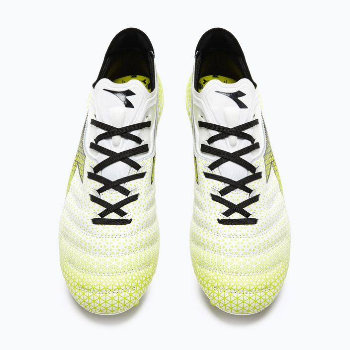 Férfi Diadora Brasil Elite Tech Tech GR LPX labdarúgó cipő fehér/fekete/fluo sárga 13