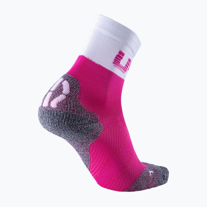 Női kerékpáros zokni UYN Light pink/white 6