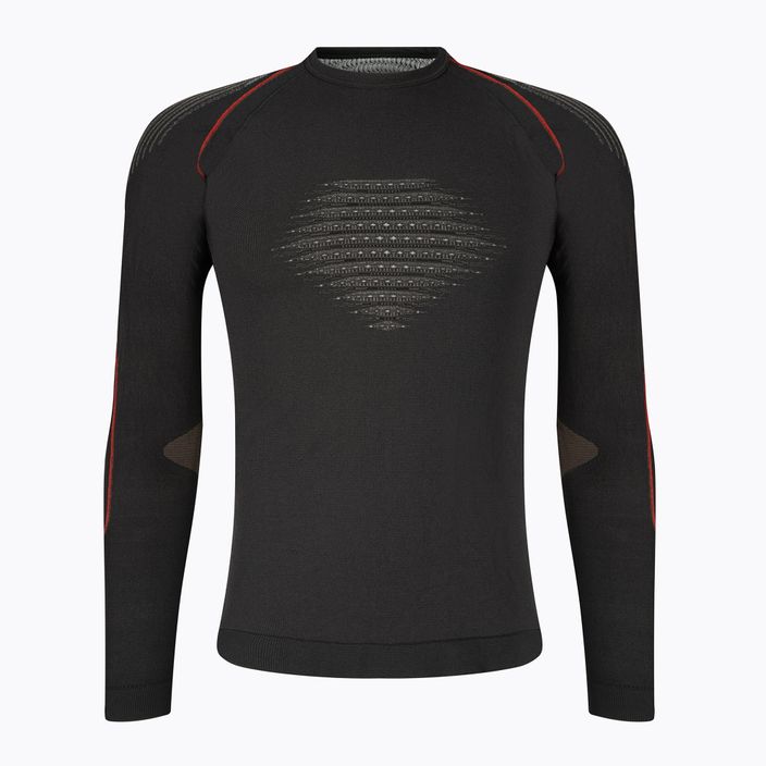 Férfi termikus pulóver UYN Evolutyon Comfort UW Shirt charcoal/white/red