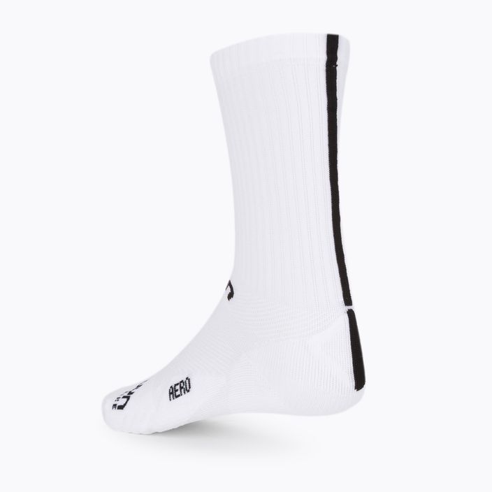Férfi kerékpáros zokni UYN Aero white/black 2