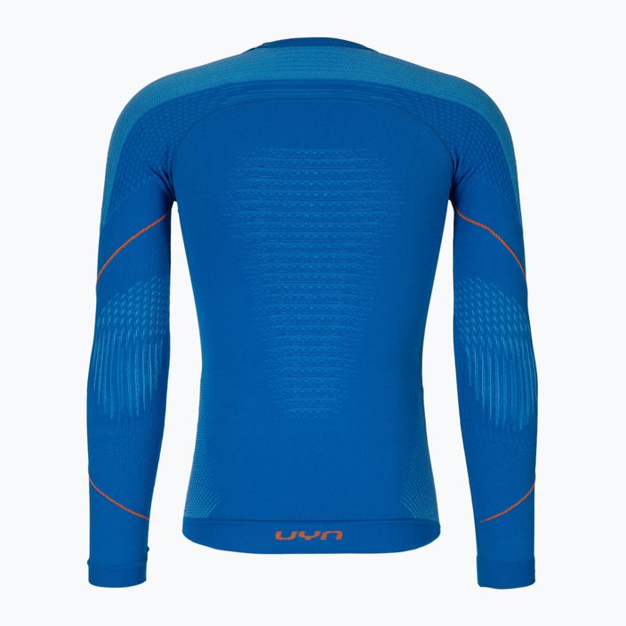 Férfi termikus pulóver UYN Evolutyon UW Shirt blue/blue/orange shiny 2