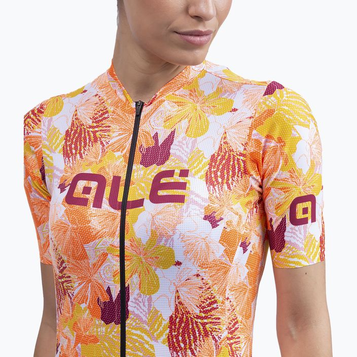 Női kerékpáros mez Alé Maglia Donna MC Amazzonia narancssárga L22155529 3