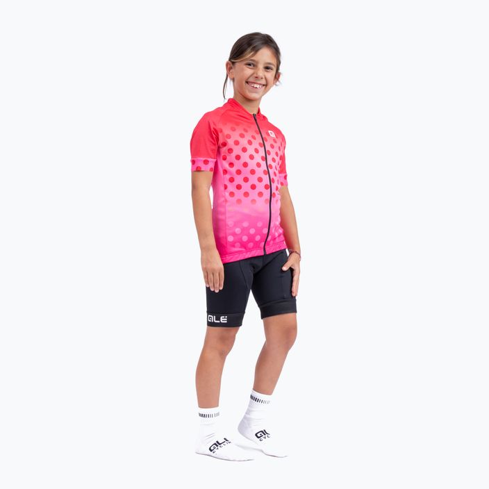 Gyermek Alé Maglia MC Bubble kerékpáros trikó rózsaszín L22227405 5