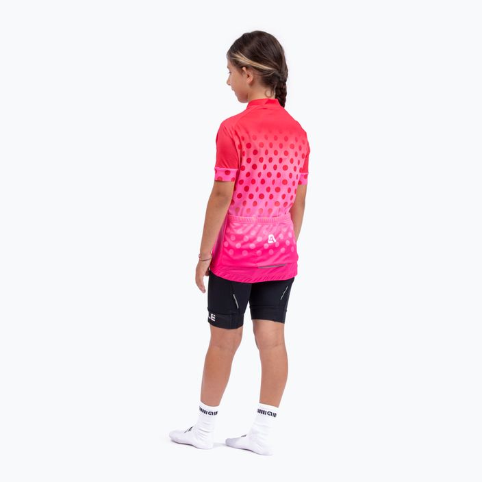 Gyermek Alé Maglia MC Bubble kerékpáros trikó rózsaszín L22227405 6