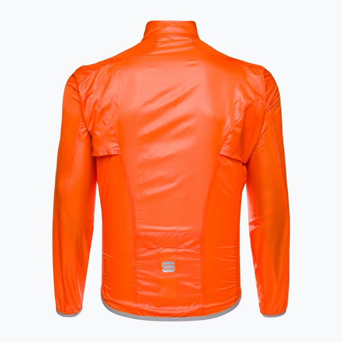 Férfi Sportful Hot Pack Easylight kerékpáros dzseki narancssárga 1102026.850 2
