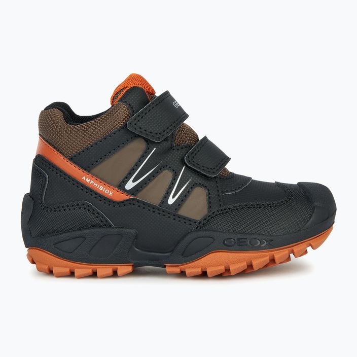 Junior cipő Geox New Savage Abx black/dark orange 8