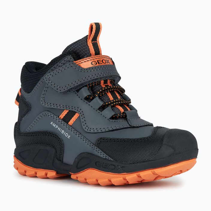 Junior cipő Geox New Savage Abx dark grey/orange 7
