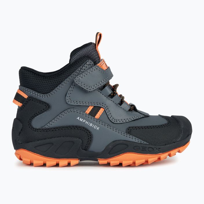 Junior cipő Geox New Savage Abx dark grey/orange 8