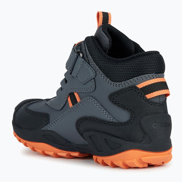 Junior cipő Geox New Savage Abx dark grey/orange 9