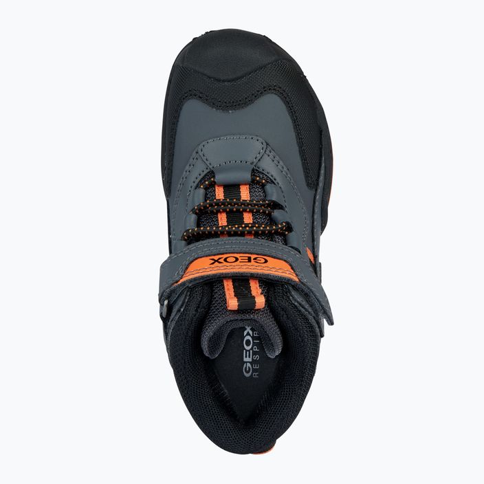 Junior cipő Geox New Savage Abx dark grey/orange 11