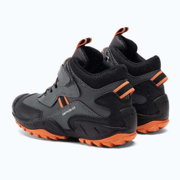 Junior cipő Geox New Savage Abx dark grey/orange 3