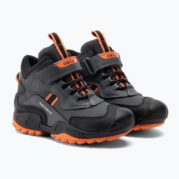 Junior cipő Geox New Savage Abx dark grey/orange 4