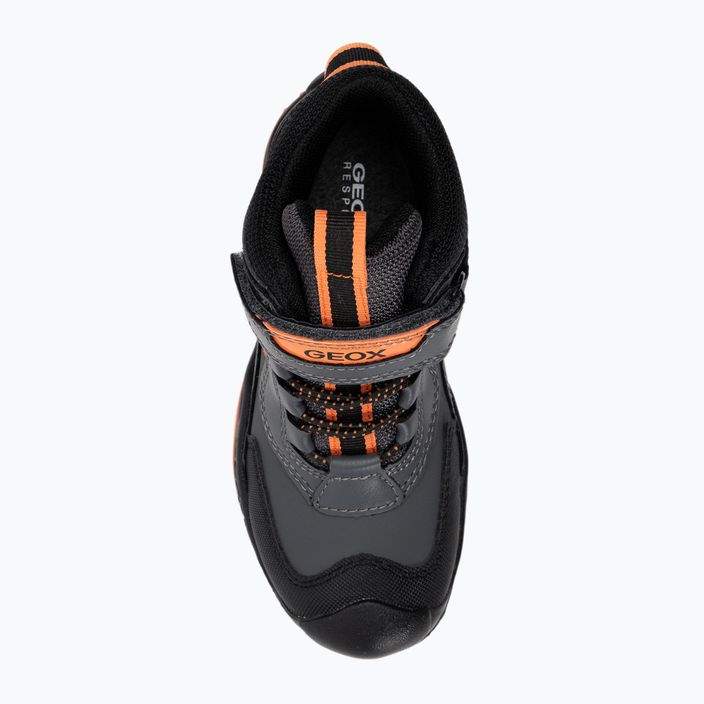 Junior cipő Geox New Savage Abx dark grey/orange 6