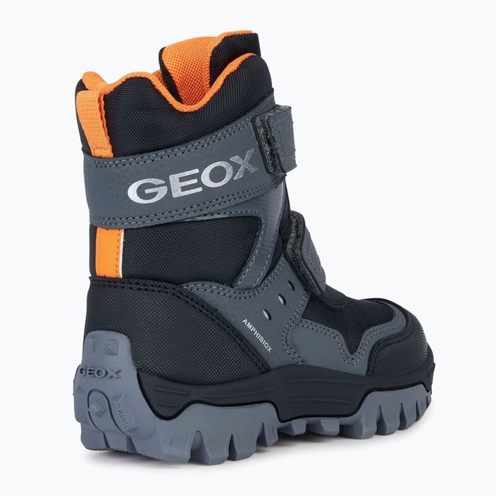 Junior cipő Geox Himalaya Abx black/orange 10