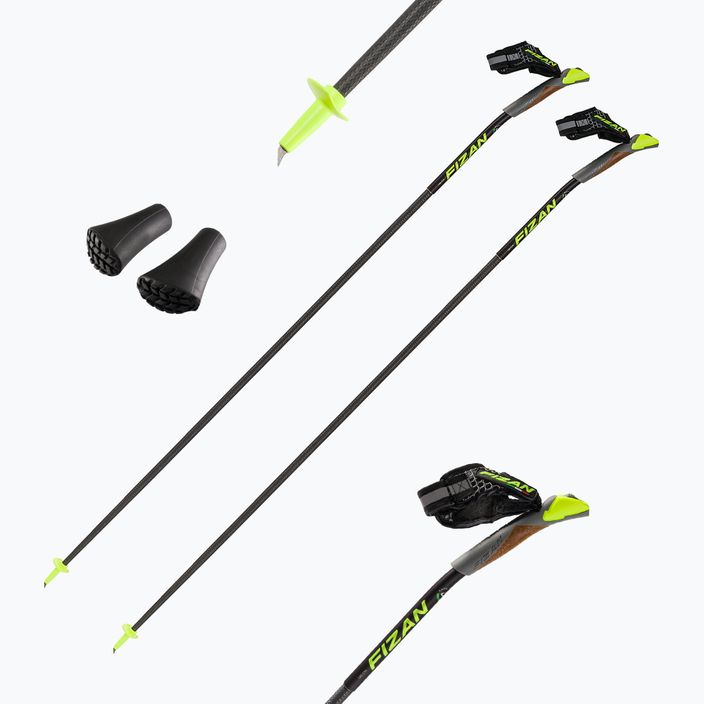 Fizan Carbon 3K Impulse Nordic walking botok fekete S23 CA09 4