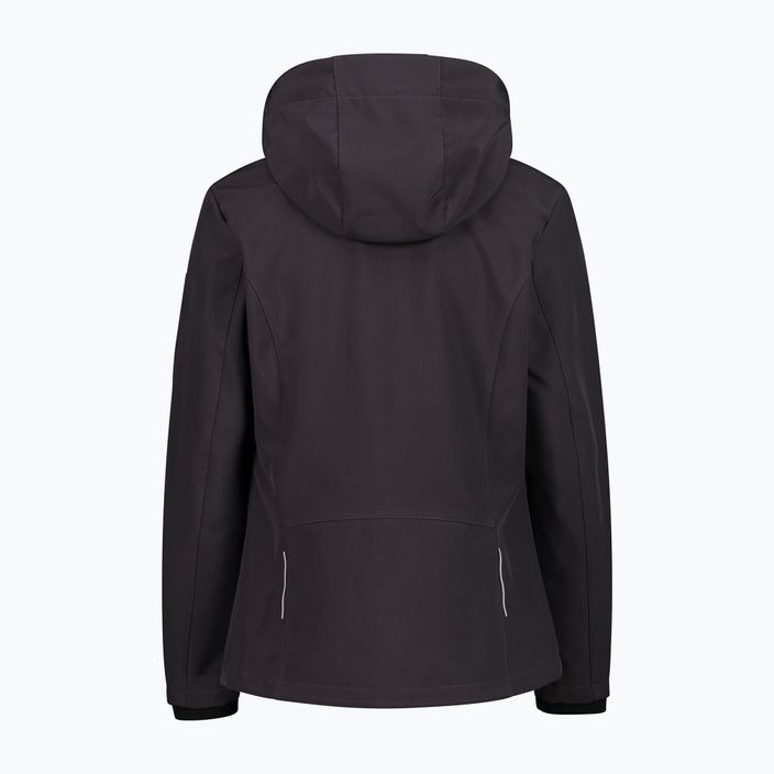 Női CMP Zip softshell kabát fekete/rózsaszín 39A5006/05UG 8