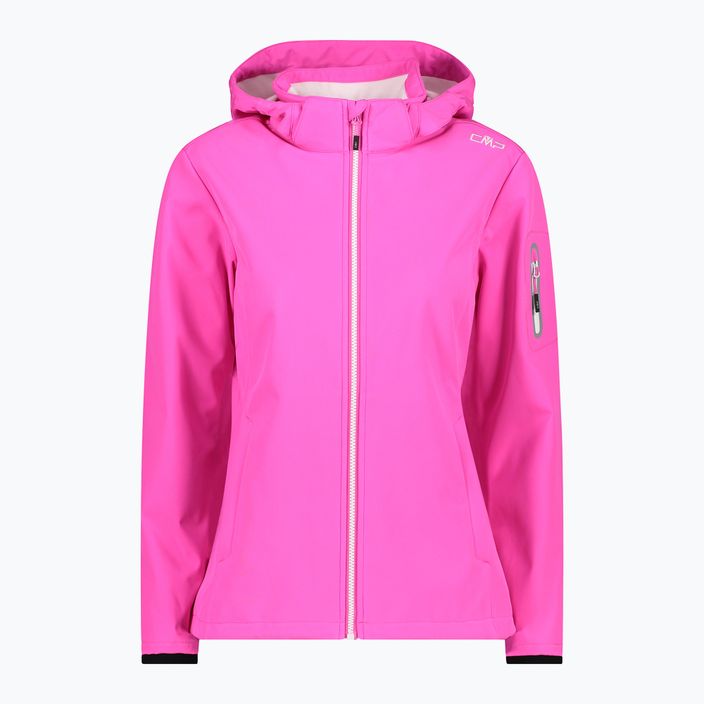 Női softshell kabát CMP Zip rózsaszín 39A5006/H924