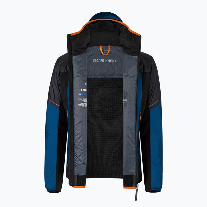 Férfi Montura Escape Hybrid kabát mélykék/mandarino 4