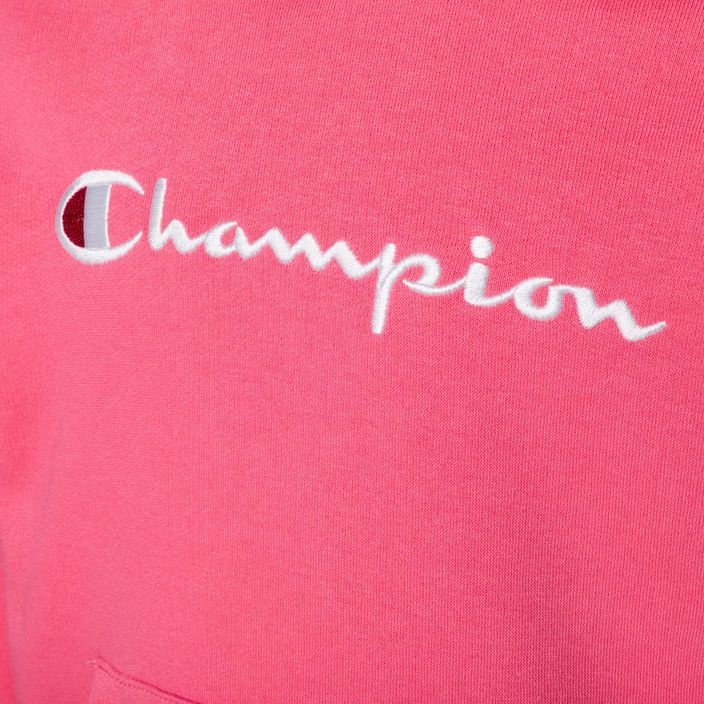 Champion Legacy gyermek pulóver sötét rózsaszínű 3