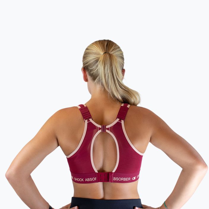 Shock Absorber Ultimate Run Bra párnázott tibeti piros edzőmelltartó 2