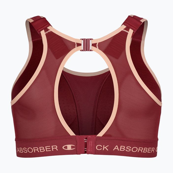 Shock Absorber Ultimate Run Bra párnázott tibeti piros edzőmelltartó 7