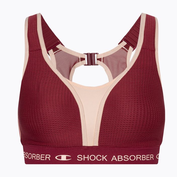 Shock Absorber Ultimate Run Bra párnázott tibeti piros edzőmelltartó 3