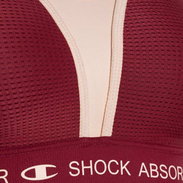 Shock Absorber Ultimate Run Bra párnázott tibeti piros edzőmelltartó 5