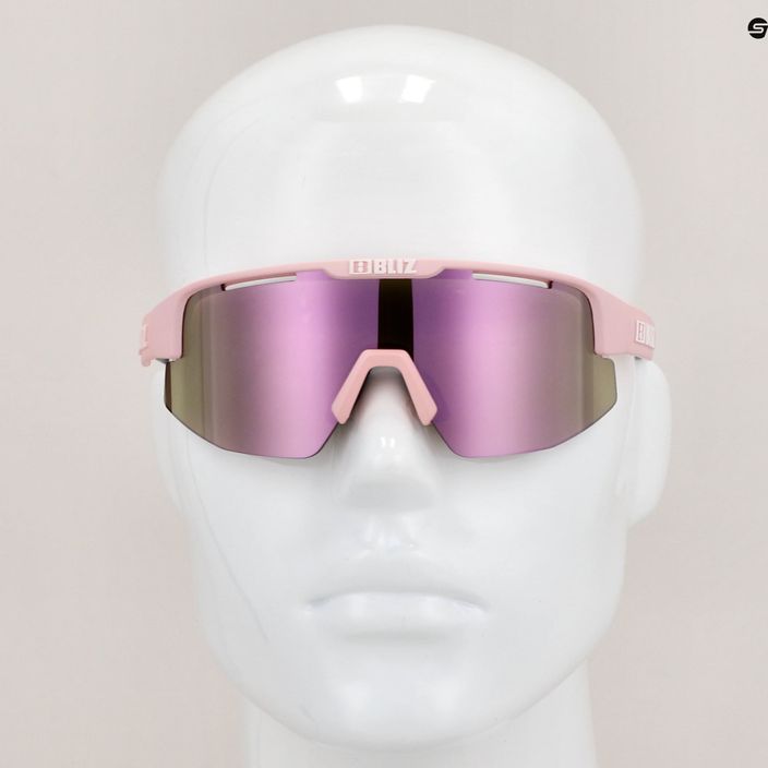 Bliz Matrix Small S3 matt púderrózsaszín / barna rózsaszín multi 52107-49 kerékpáros szemüveg 7