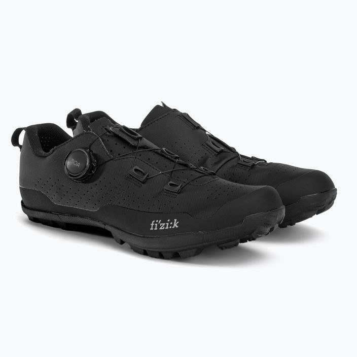 Férfi MTB kerékpáros cipő Fizik Terra Atlas fekete TEX5BPR1K1010 4