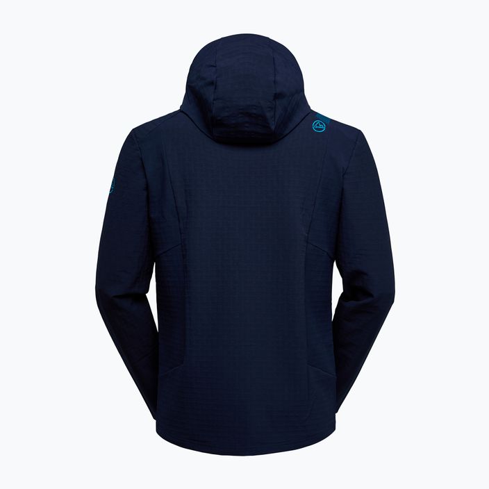 La Sportiva Descender Storm mélytengeri/trópusi kék férfi softshell kabát 2