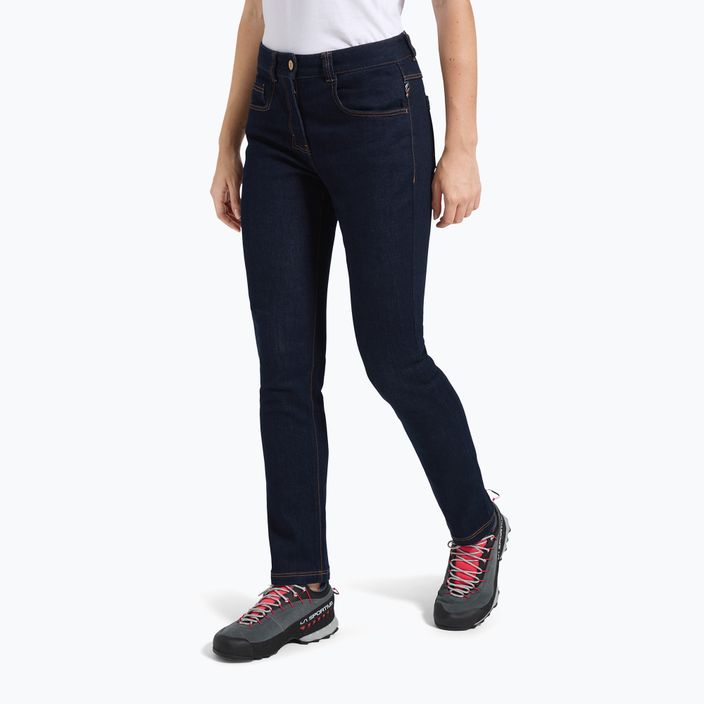 Női hegymászónadrág La Sportiva Eldo Jeans farmer/mélytenger