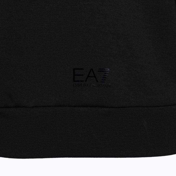 Női pulóver EA7 Emporio Armani Train Logo Series Hoodie Mirror black/logo black 4