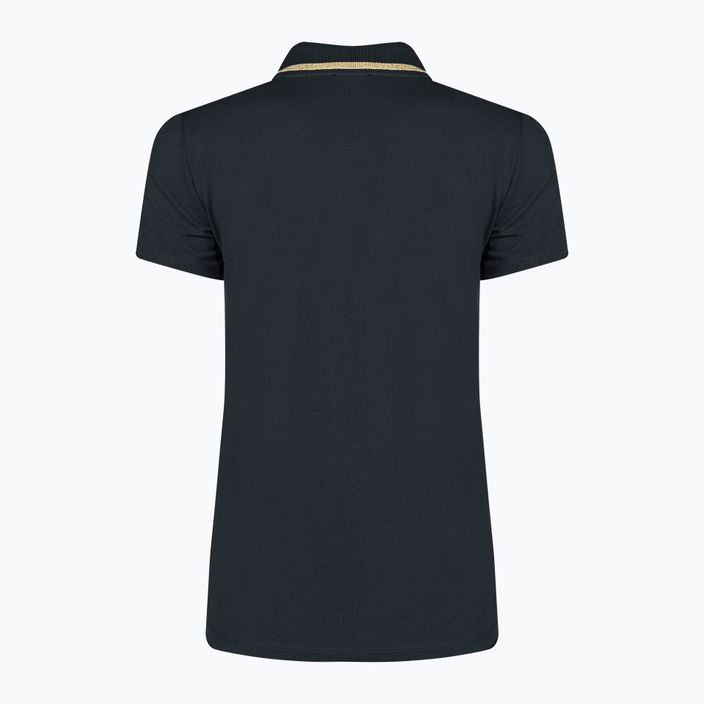 Női polo EA7 Emporio Armani Train Core navy blue 2