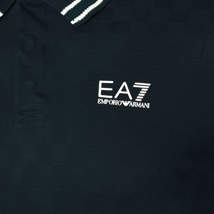 Férfi EA7 Emporio Armani Golf Pro Polo Pro Polo Check ing armani kék 3