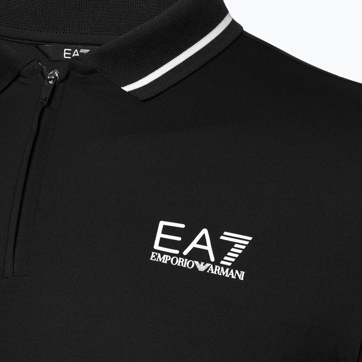 Férfi EA7 Emporio Armani Golf Pro Polo fekete póló 3