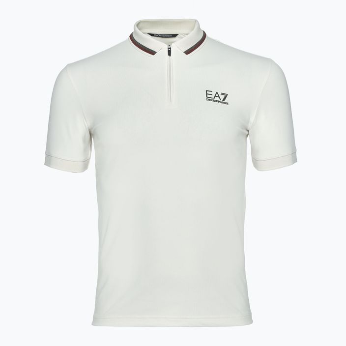 Férfi EA7 Emporio Armani Golf Pro Polo Polo ezüst nyír póló