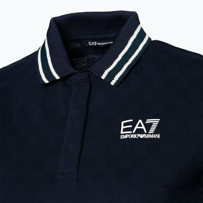 Női EA7 Emporio Armani Golf Pro Polo Polo Damier armani kék póló T-shirt 3