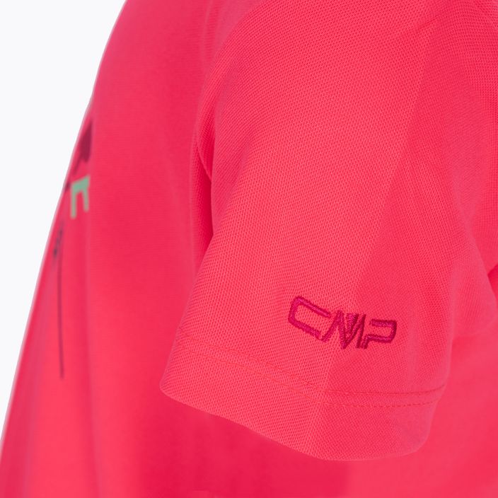 CMP Gyermek trekking póló rózsaszín 38T6385/33CG 4