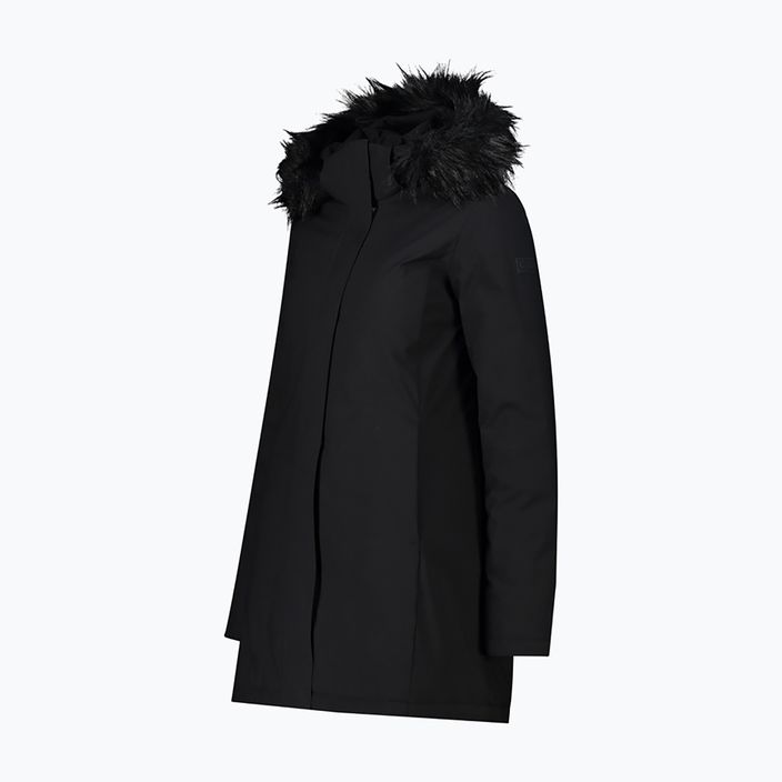 Női CMP kabát cipzáras kapucnis esőkabát Fekete 32K3196F/U901 2