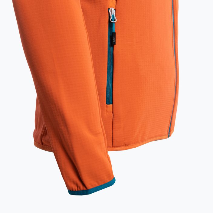 CMP férfi trekking pulóver narancssárga és kék 33G6597/C550 4