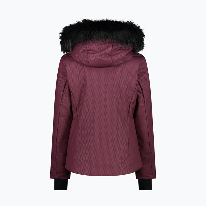 CMP női téli kabát bordó 2