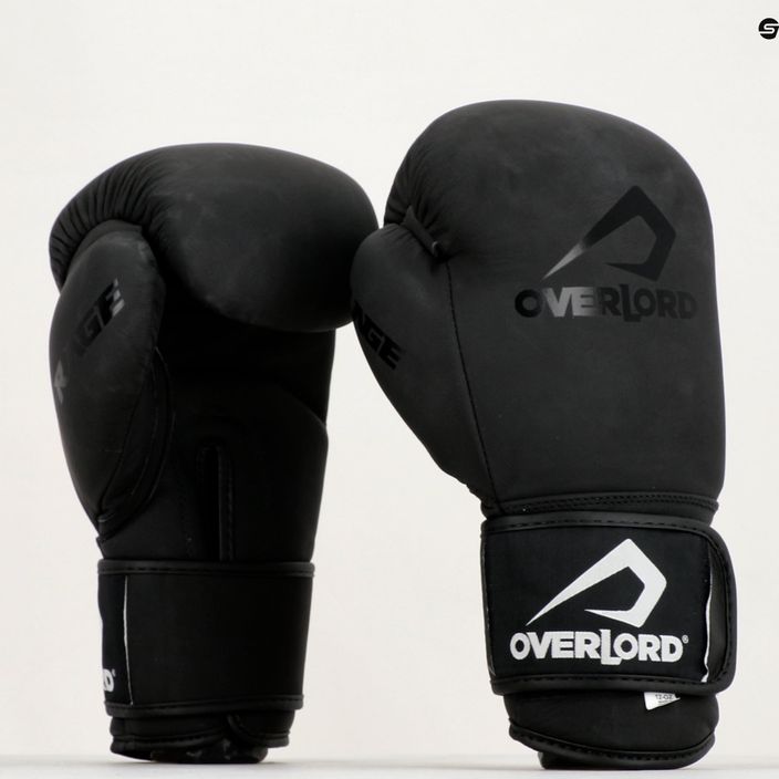 Overlord Rage bokszkesztyű fekete 100004-BK/10OZ 7