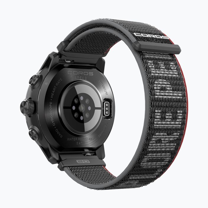 COROS APEX 2 GPS kültéri óra fekete WAPX2-BLK 4