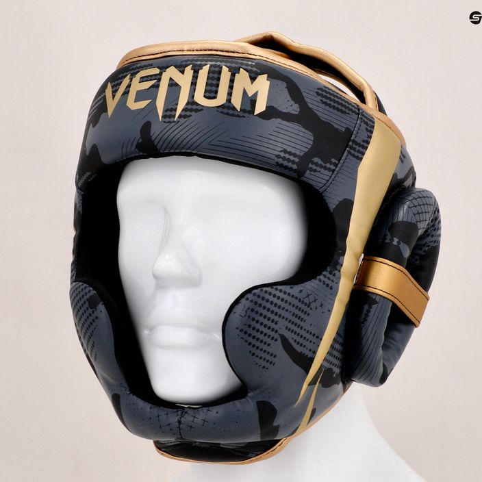 Venum Elite szürke-arany bokszsisak VENUM-1395-535 13