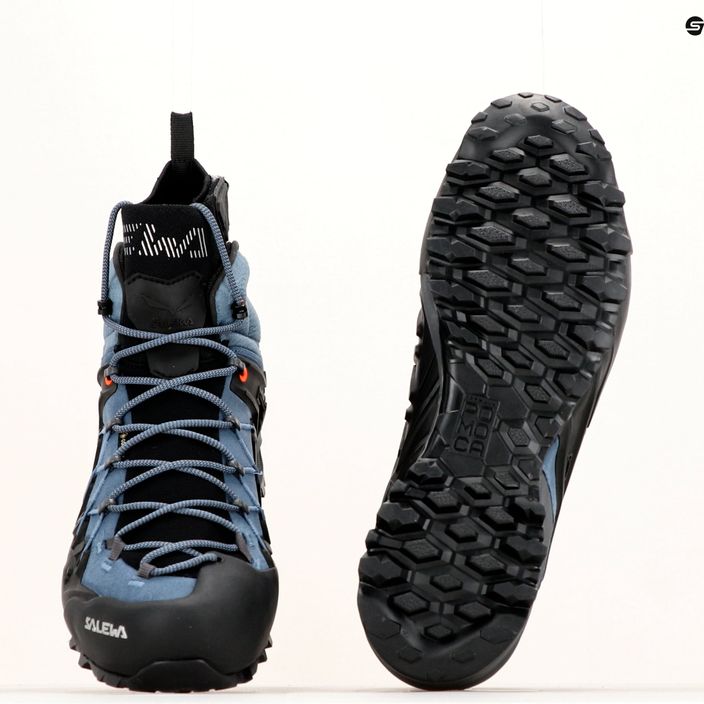 Salewa férfi Wildfire Edge Mid GTX közelítő cipő fekete-kék 00-0000061350 13